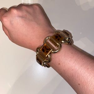 BRACELET WITH LINKS AND LEOPARD